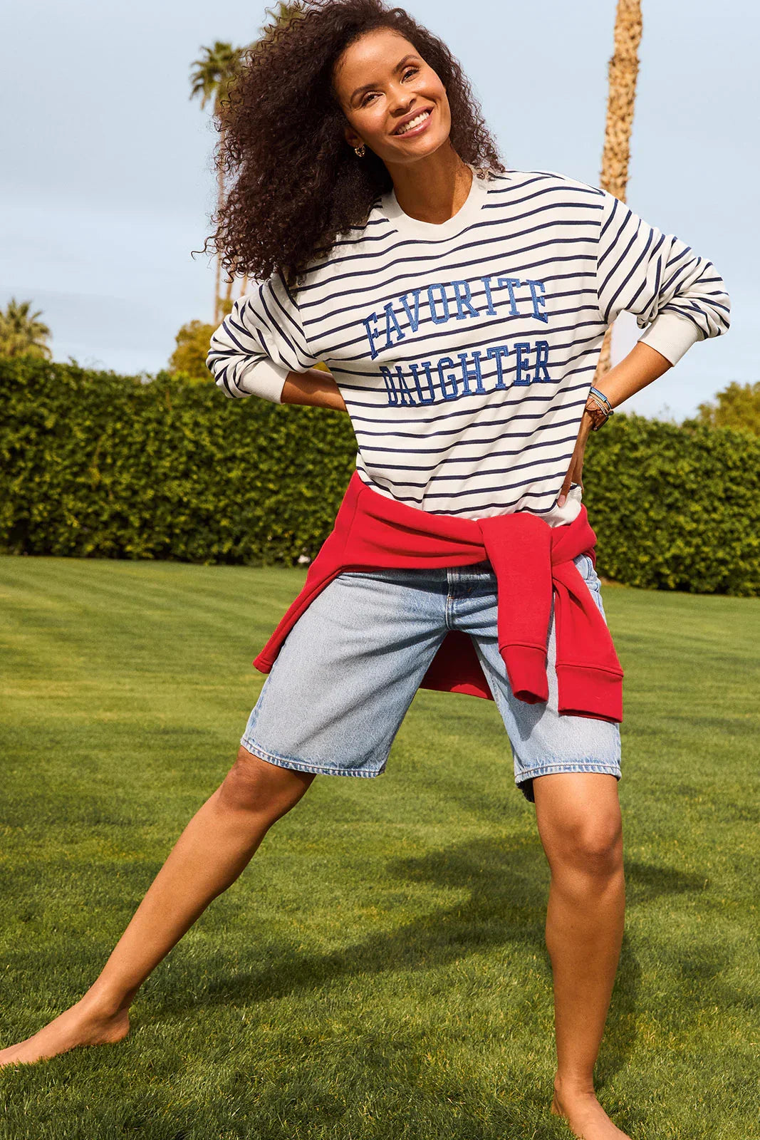 Cropped Favorite Mama Sweatshirt
