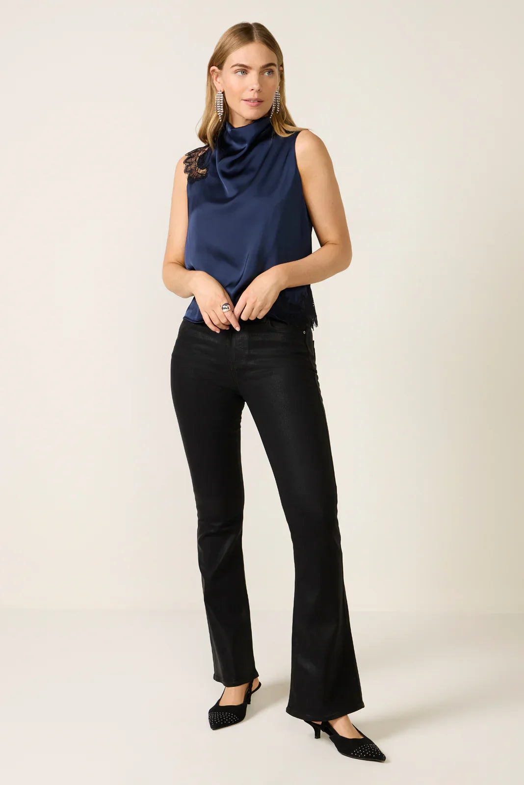 Lilly Lace Trim Top