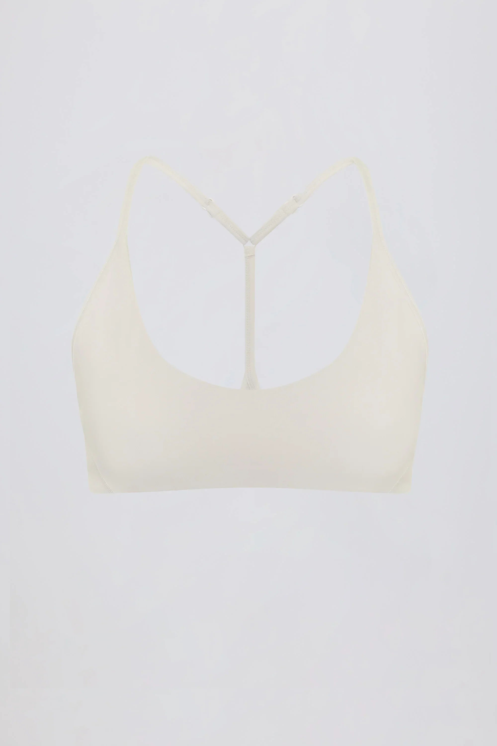 Soft Active Racerback Sports Bra in Oat