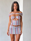HAZE TWIST TOP VARIEGATED STRIPE