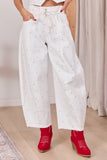 Eileen Bow Printed Barrel Jeans FINAL SALE