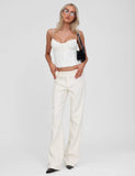 RANIA TOP OFF WHITE
