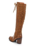 Lace Up Detail Boots Camel