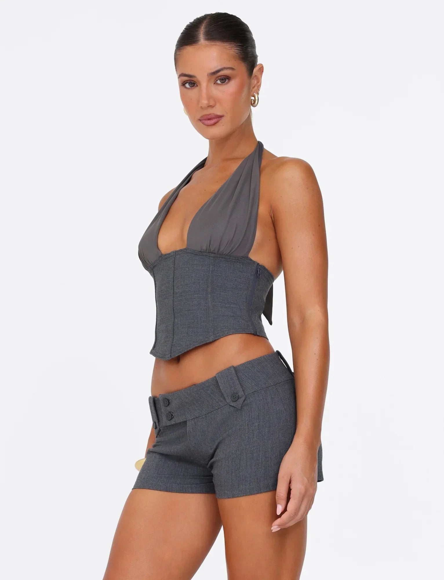 KITTIE SHORT GREY