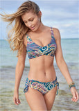 Lovely Lift Wrap Bikini Top Gypsy Paisley