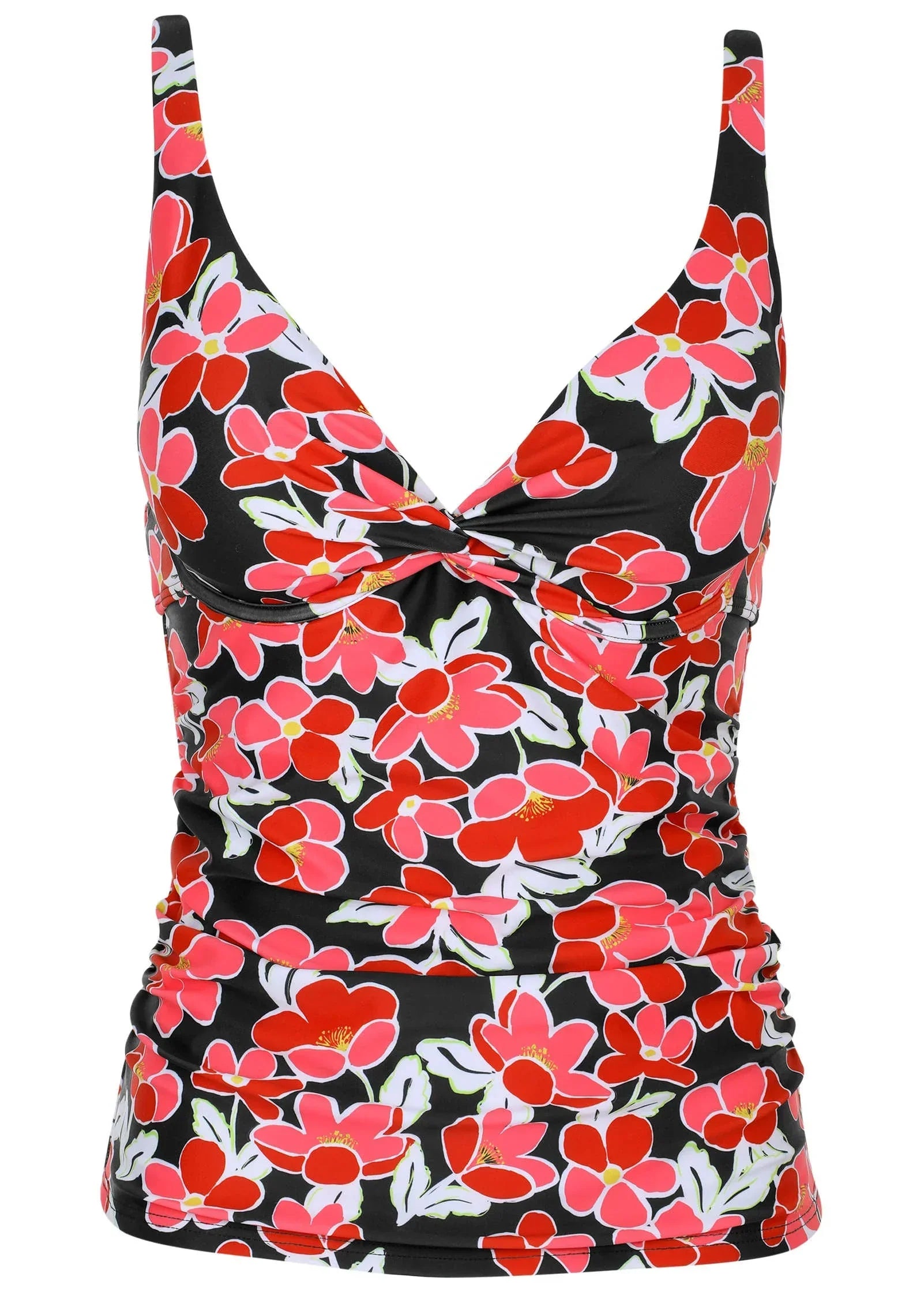 Paros Underwire Tankini Top Cartoon Poppy