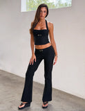 KITTIE BUCKLE PANT BLACK