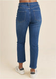 Straight Leg Jeans Medium Wash