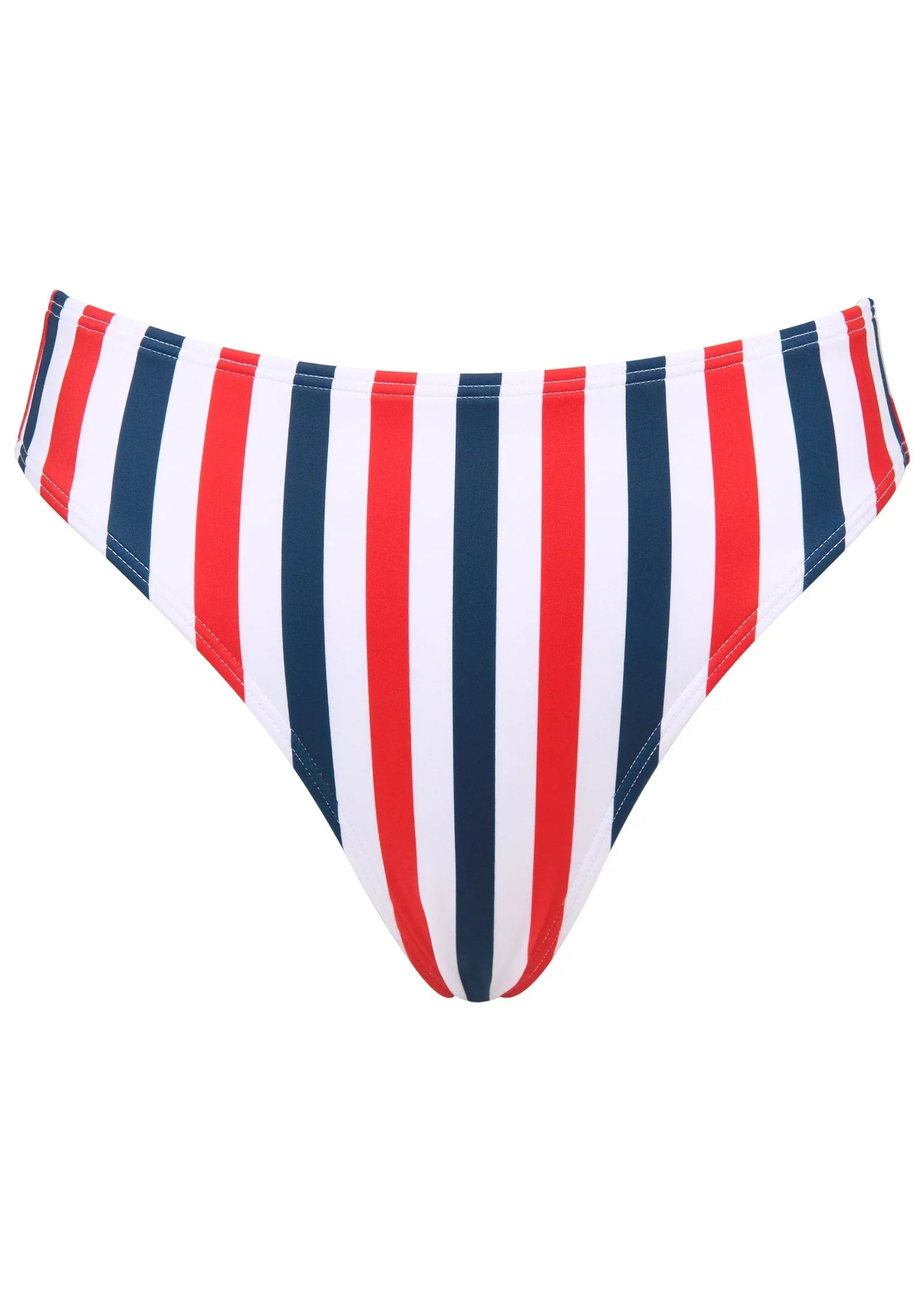 Fiji Moderate Bikini Bottom Americana Stripe Large
