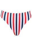 Fiji Moderate Bikini Bottom Americana Stripe Large
