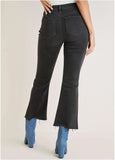 Brigitte Kick Flare Jeans Black Wash