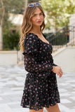 Winslow Black Floral Dress