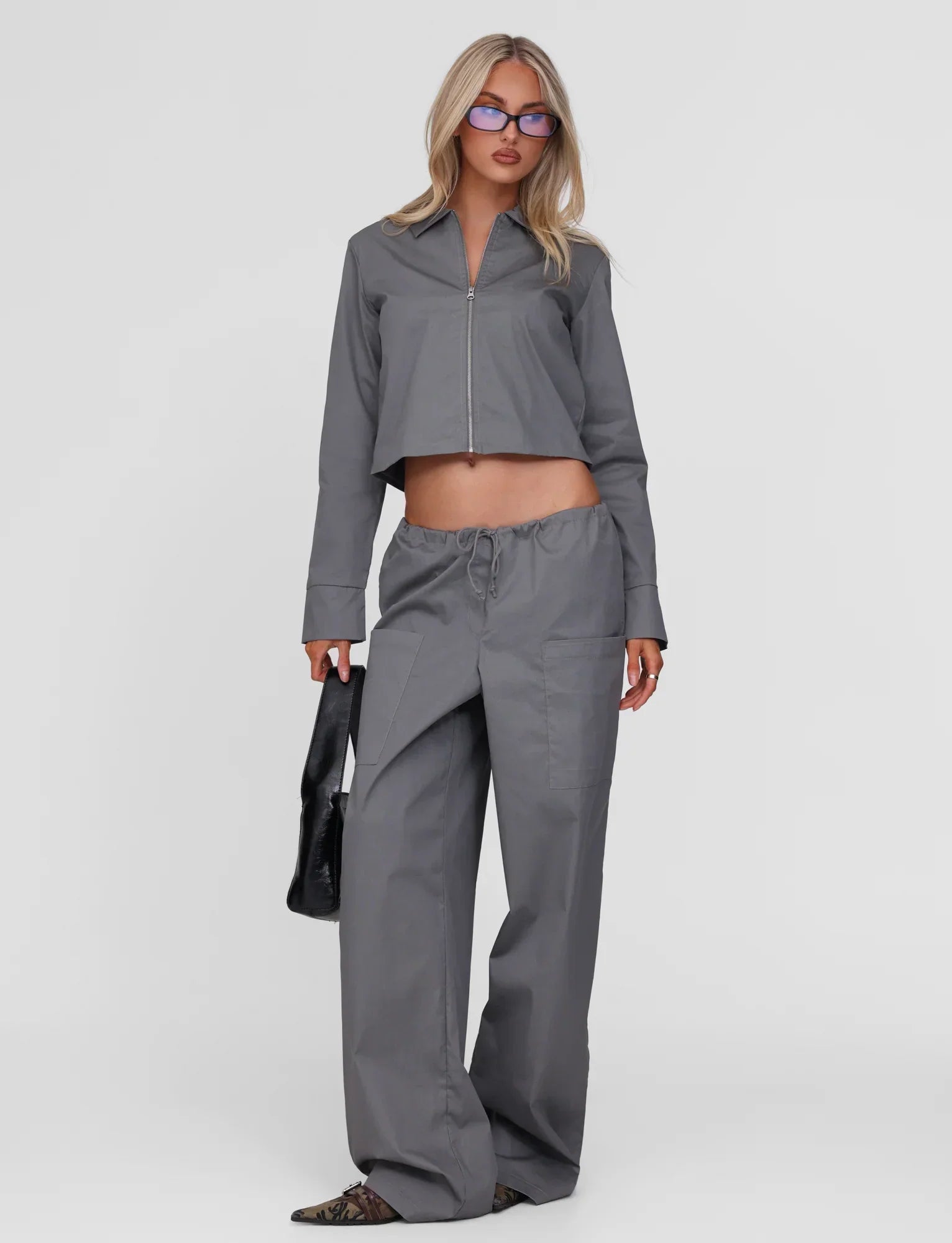 TYSHA JACKET CHARCOAL