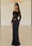 Unavailable Energy Cut Out Maxi Dress Black
