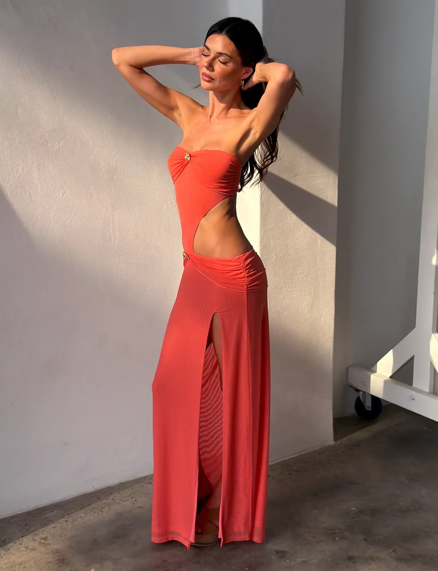 KYNLEE MAXI DRESS WATERMELON
