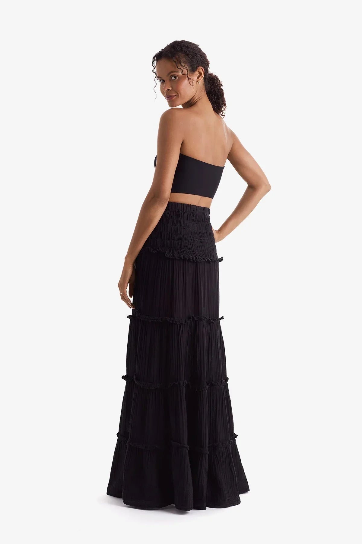 Reef Convertible Skirt Black Bliss Gauze