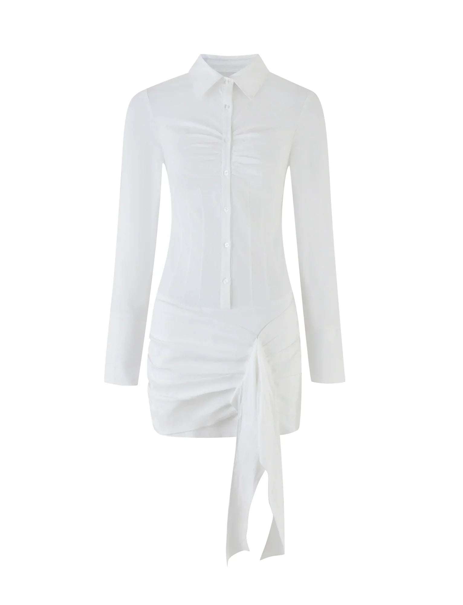 ZADIE SHIRT DRESS WHITE
