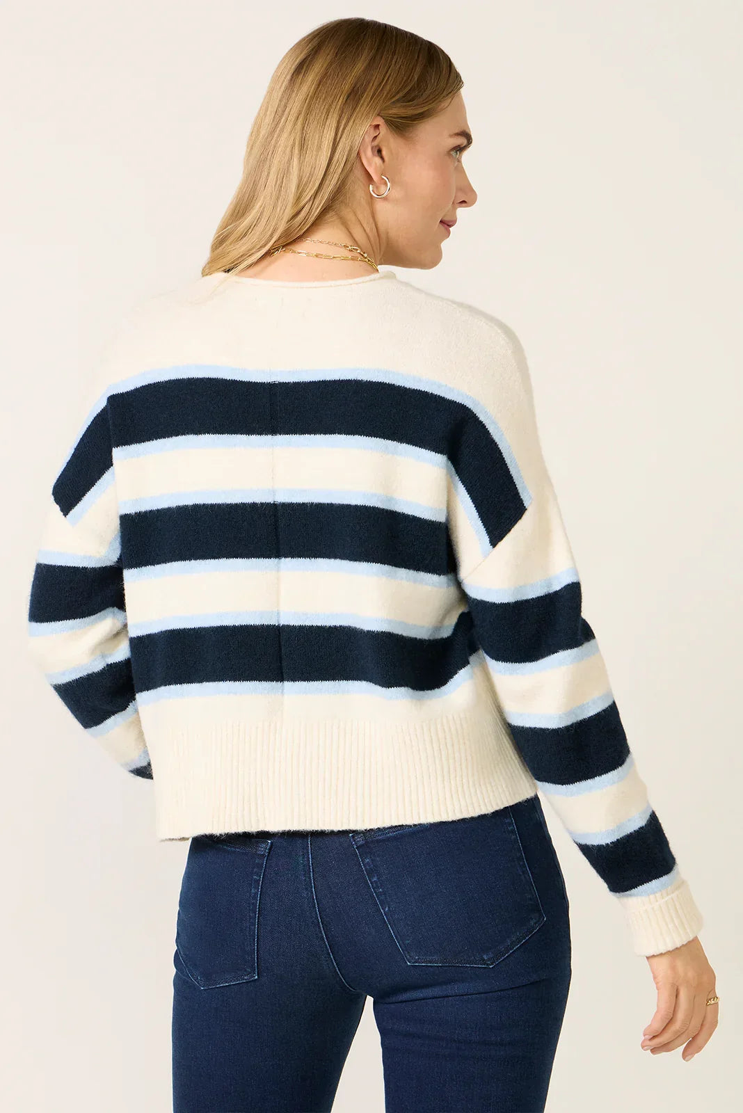 Mona Striped Long Sleeve Pullover