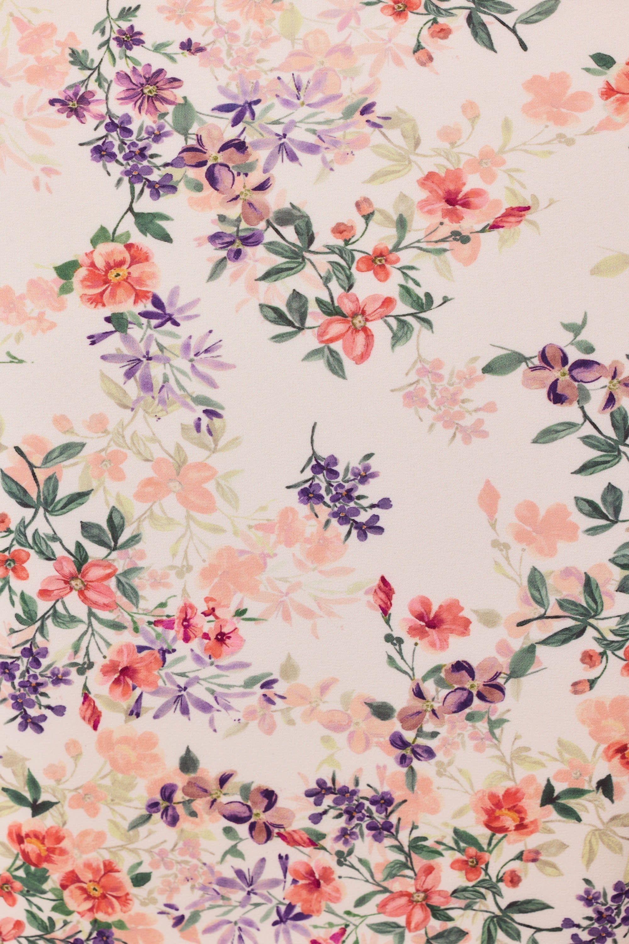 Layered Bra Detail Fishtail Midaxi Dress in Primrose Floral Print
