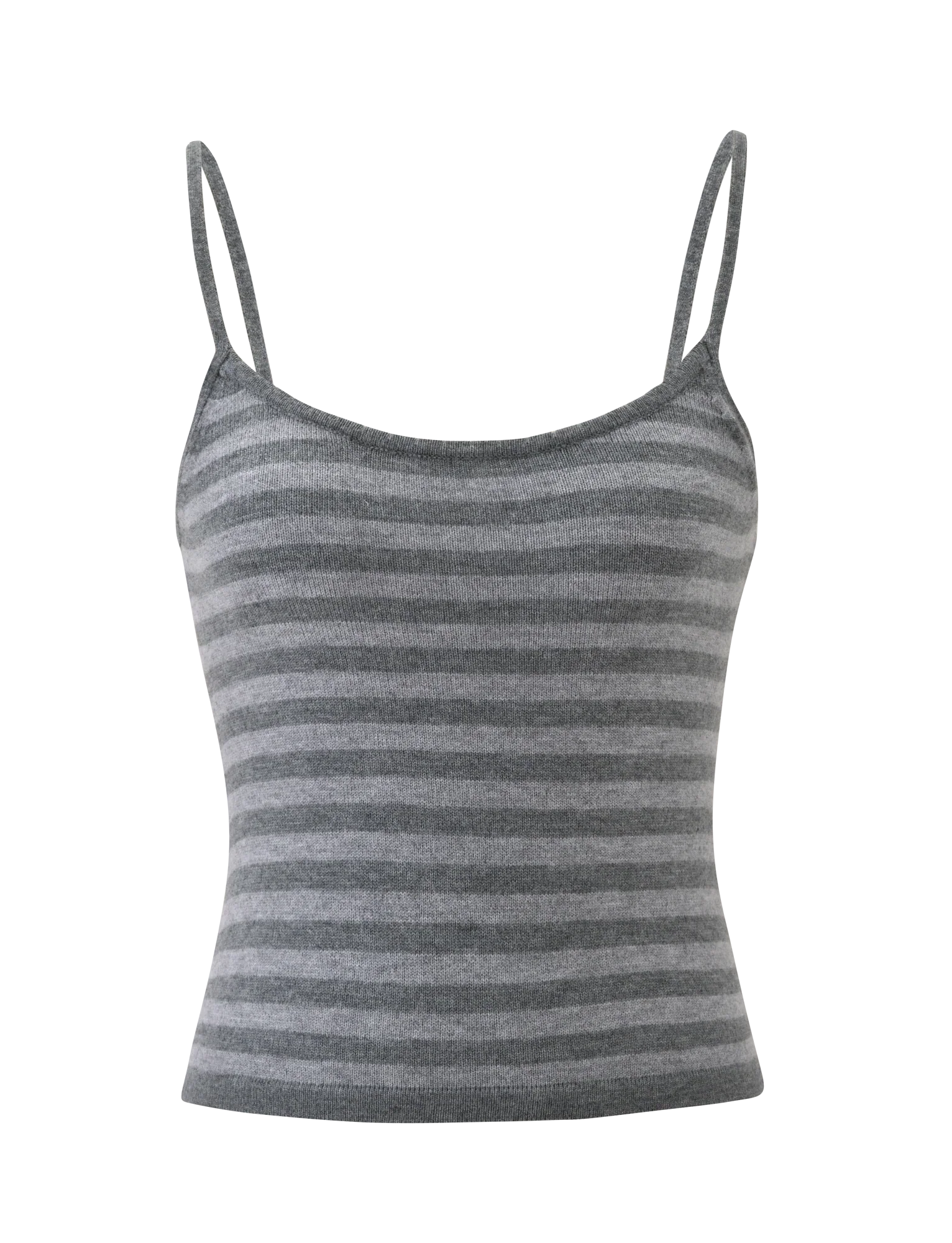 LEORA TOP GREY STRIPE