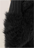 Eyelash Cardigan Jet Black