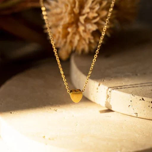 Mini Heart Gold Necklace
