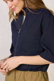 Collins Short Sleeve Bomber