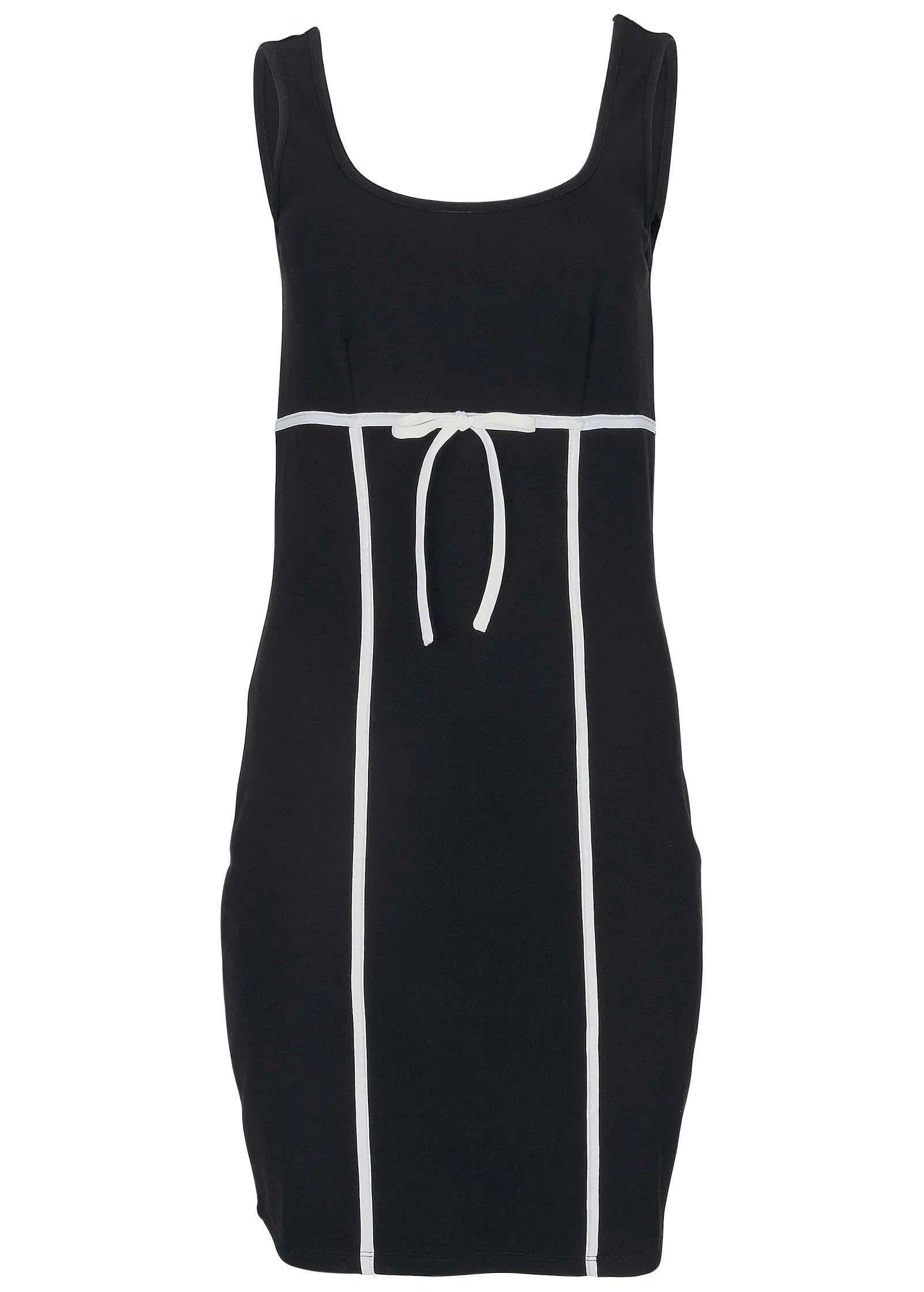 Ponte Bodycon Mini Jet Black