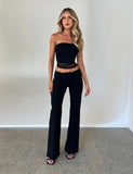 HARRIETT TUBE TOP BLACK