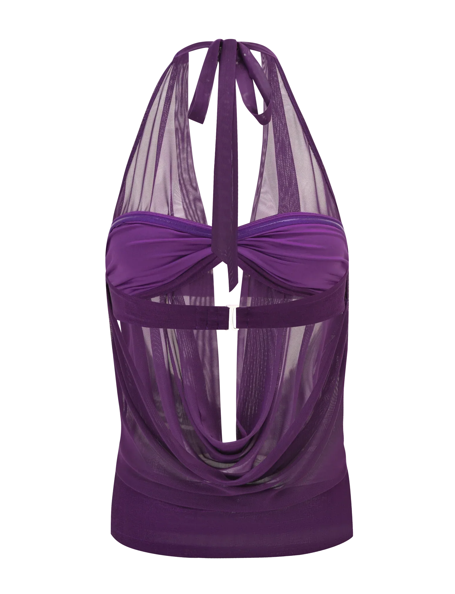 MAKENA TWO PIECE TOP PURPLE