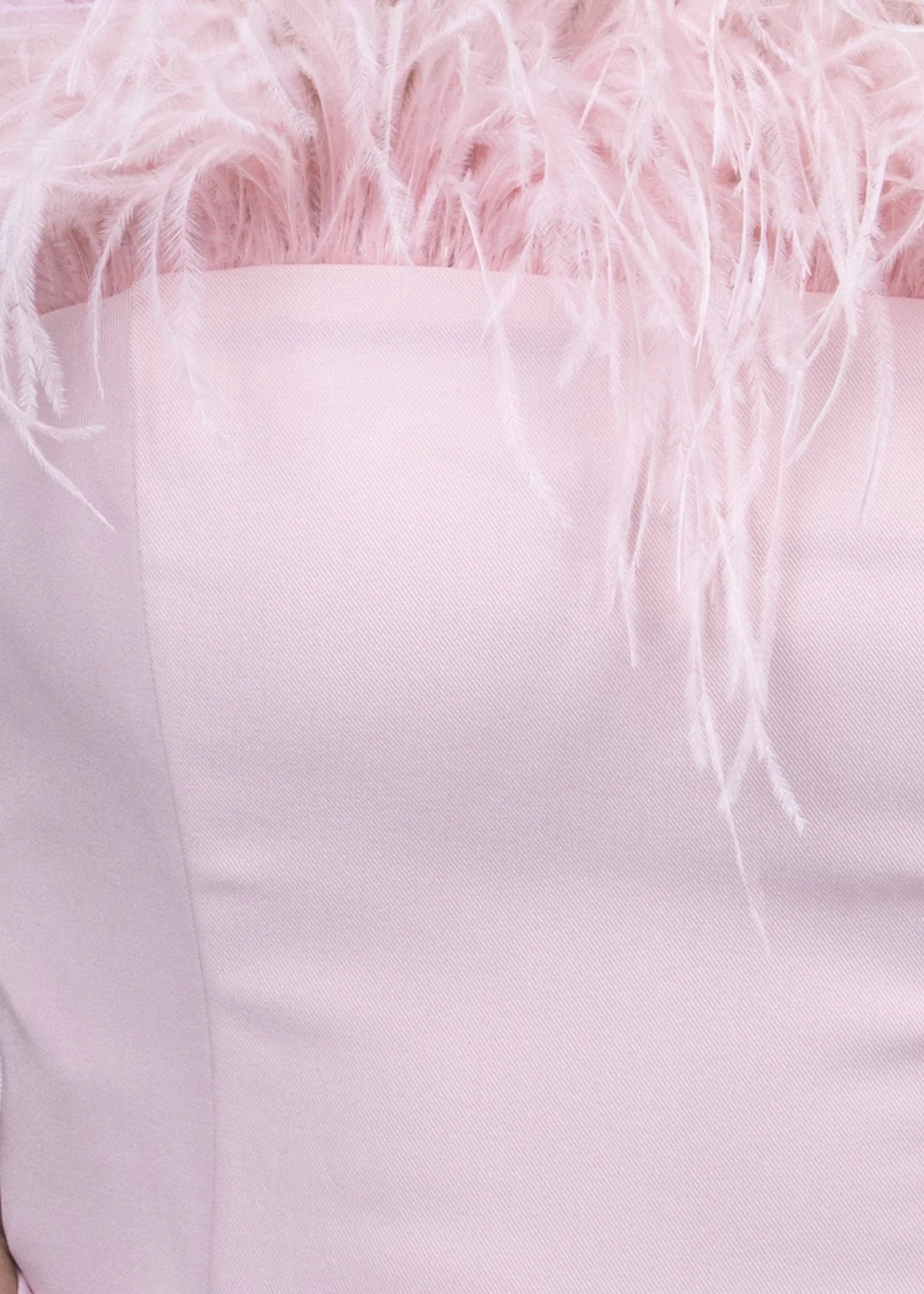 Forever Yours Feather Gown Pink