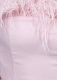 Forever Yours Feather Gown Pink