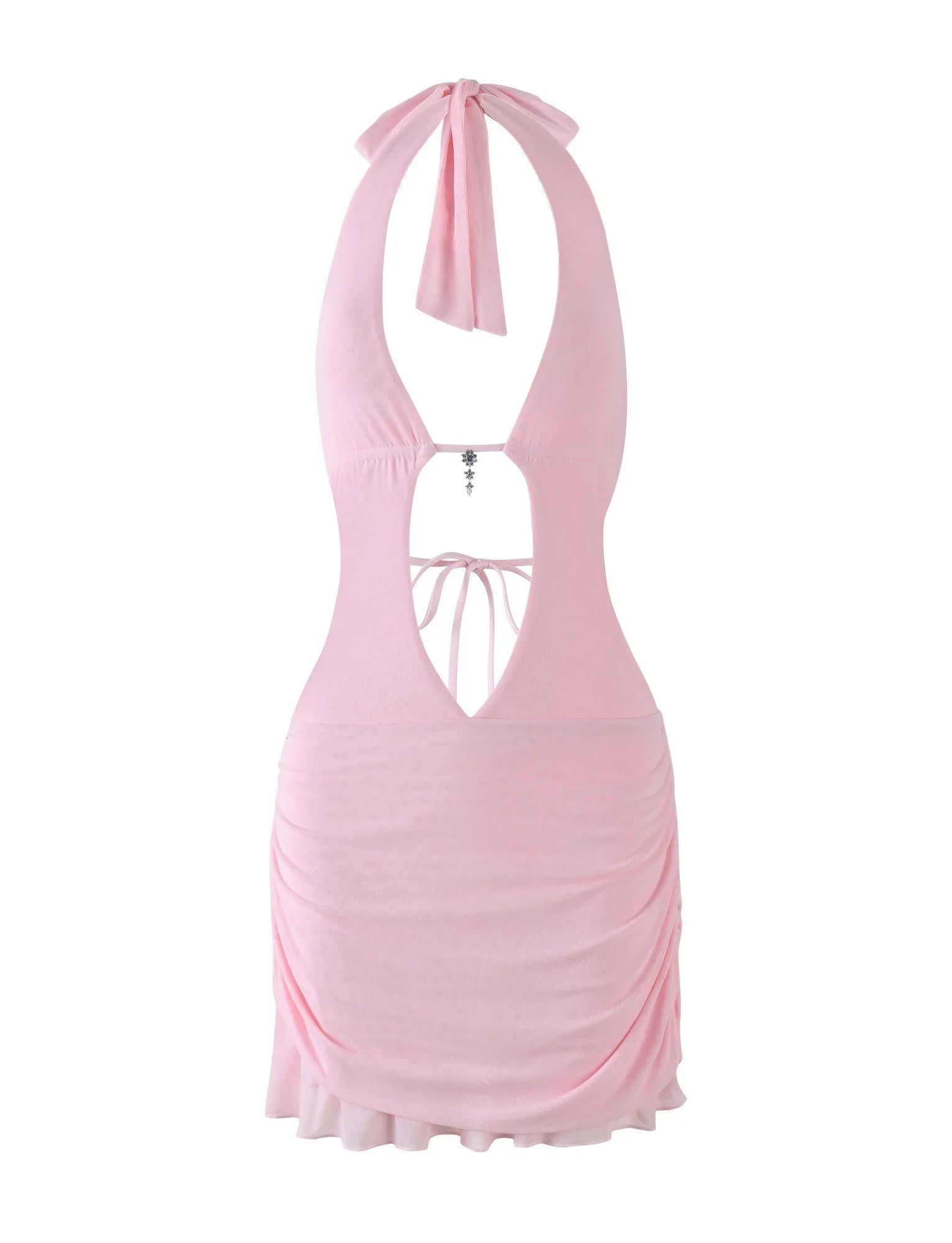 ESHA DRESS PINK BABY PINK