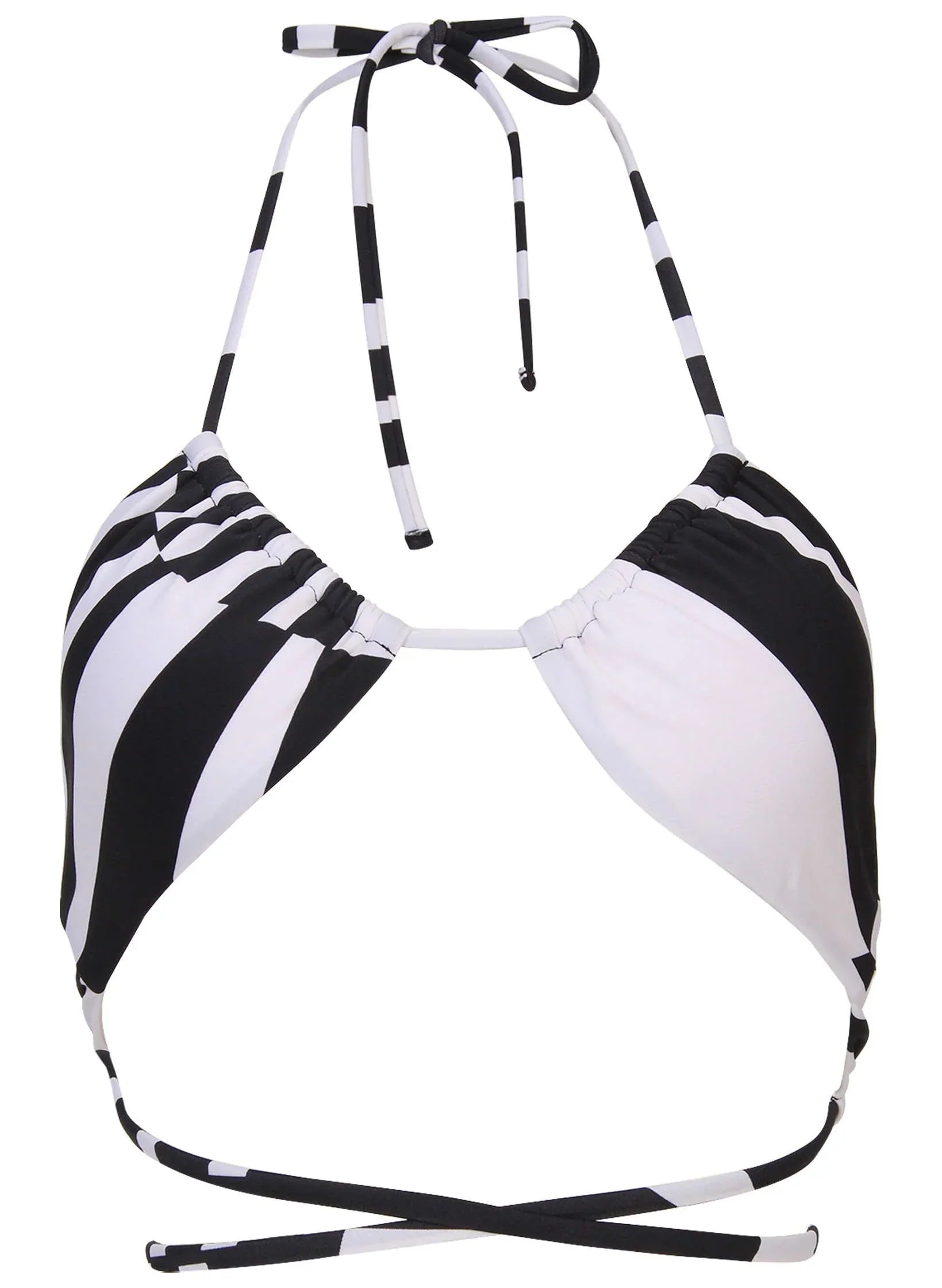 Strappy Ibiza Triangle Top Modern Abstract