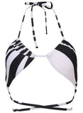 Strappy Ibiza Triangle Top Modern Abstract