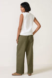 Anna Summer Twill Wide Leg Pant