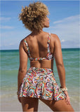 Rio Swim Skirt Earth Swirls