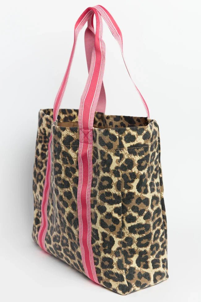 Tabitha Leopard Print Tote