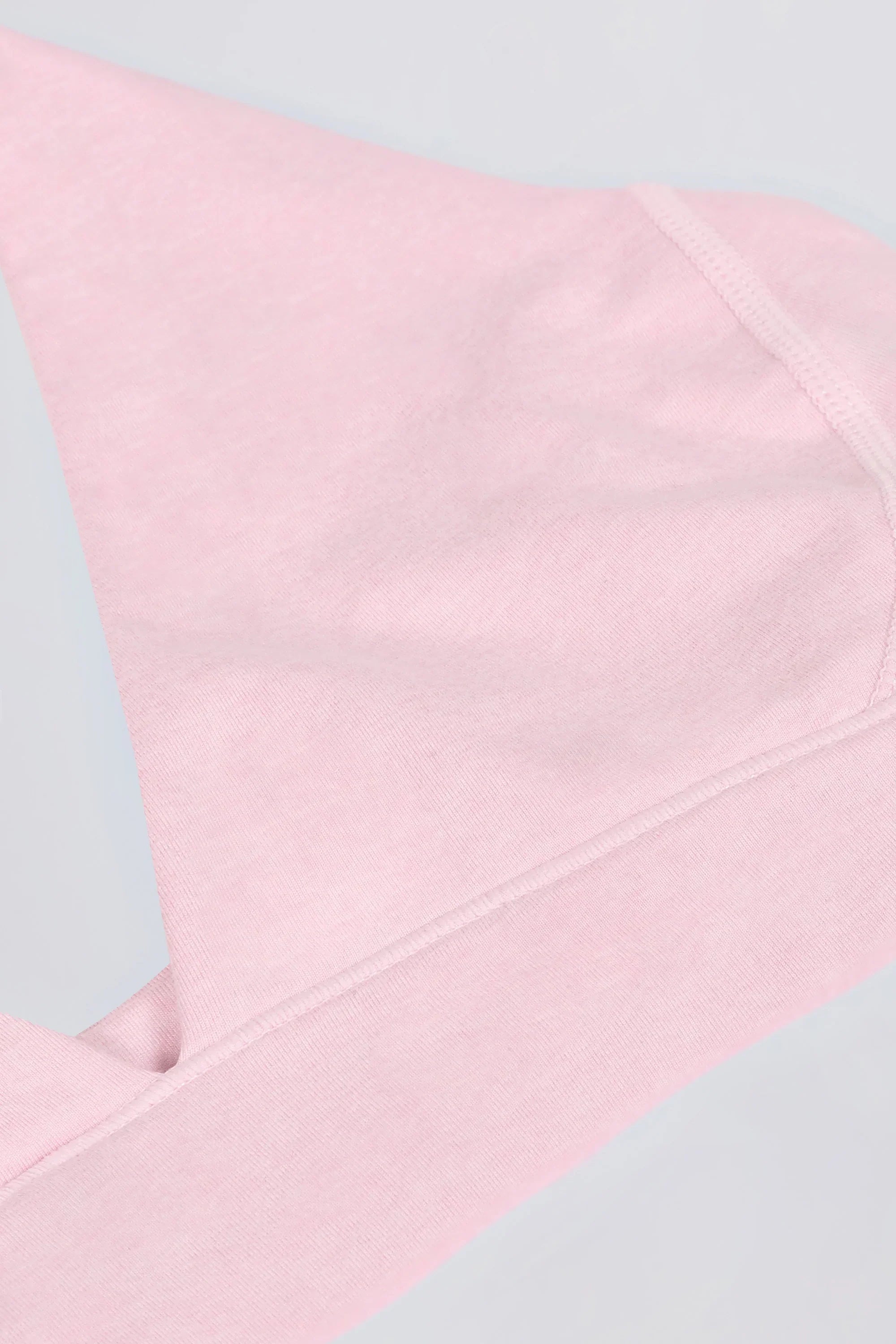 Brushed Jersey V Neck Sports Bra in Bloom