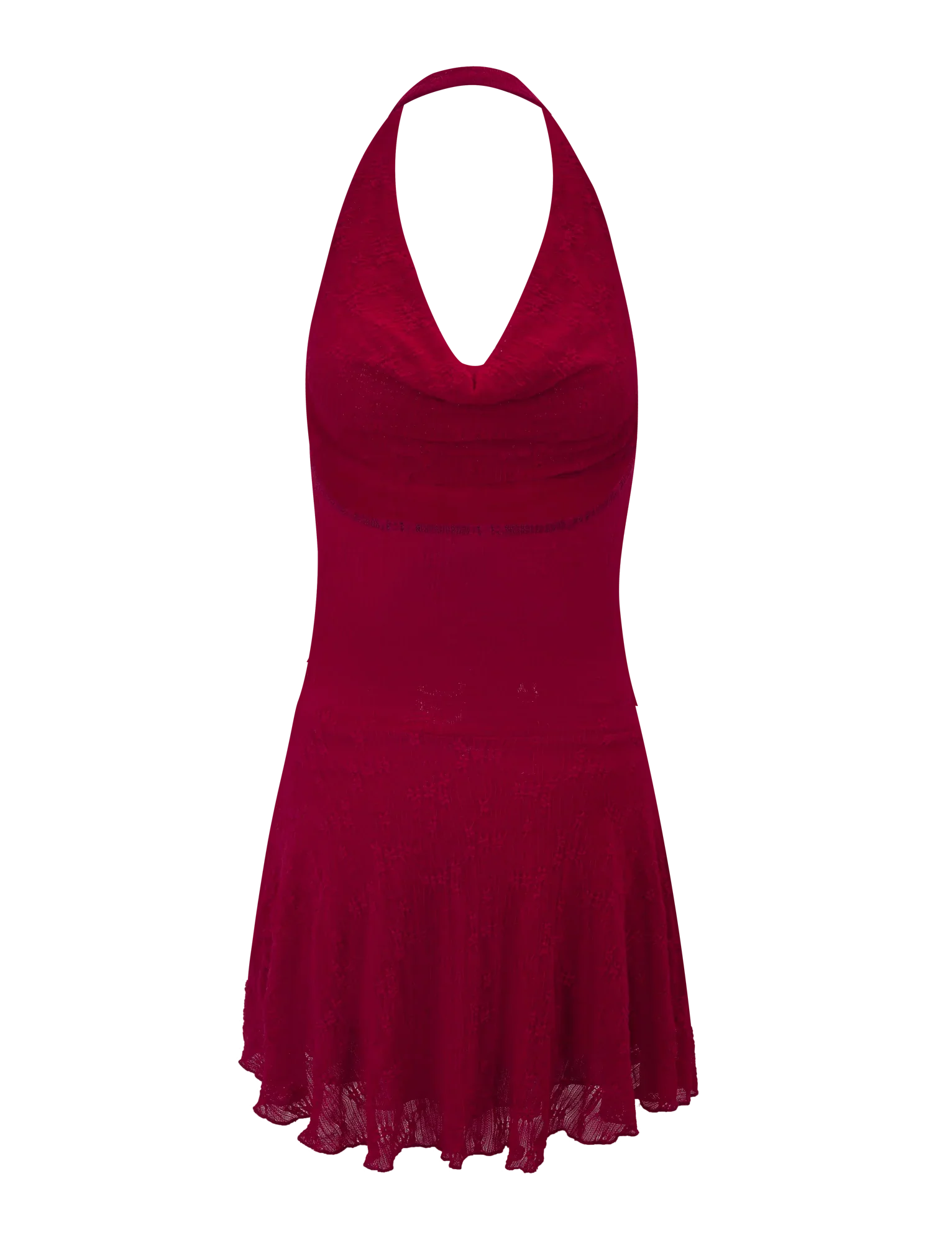 FIORELLA DRESS RED LACE
