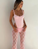 DEJA BODYSUIT PINK PASTEL PINK