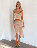ISATANA SKIRT GOLD