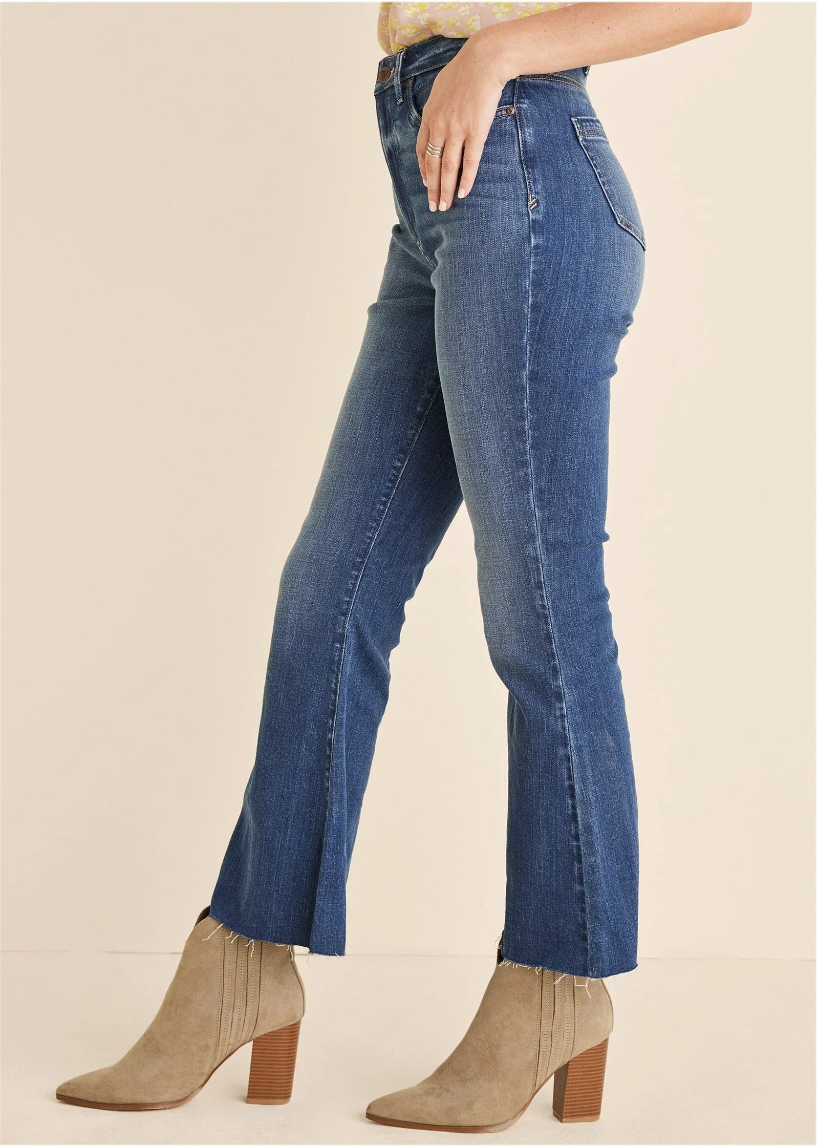 Brigitte Kick Flare Jeans Medium Wash