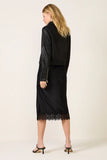Satin Skirt w Lace