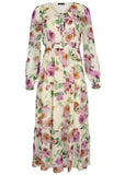 Tiered Floral Maxi Dress Chalet Bouquet