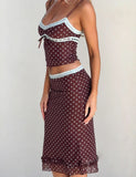 AMARA MIDI SKIRT POLKA DOT