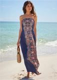 Convertible Maxi Dress Median Paisley