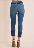Audrey Straight Leg Jean Medium Dark Wash