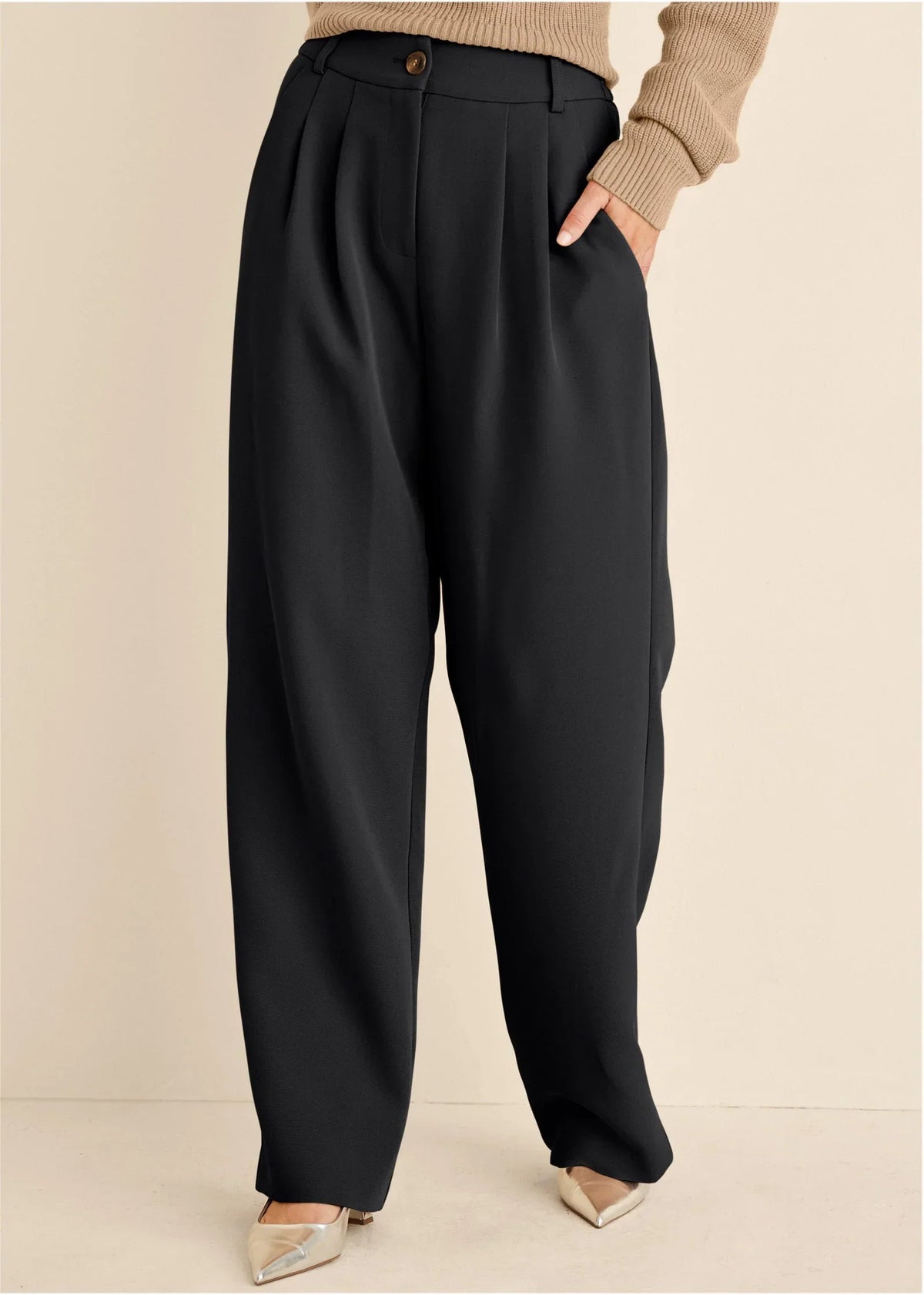 Trouser Pants Jet Black
