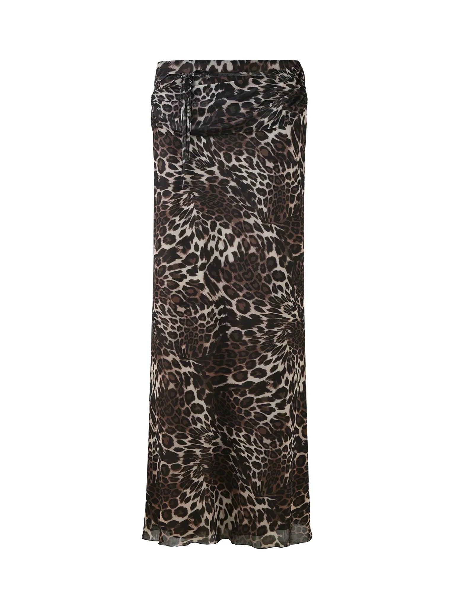 PEARL MAXI SKIRT MULTI LEOPARD